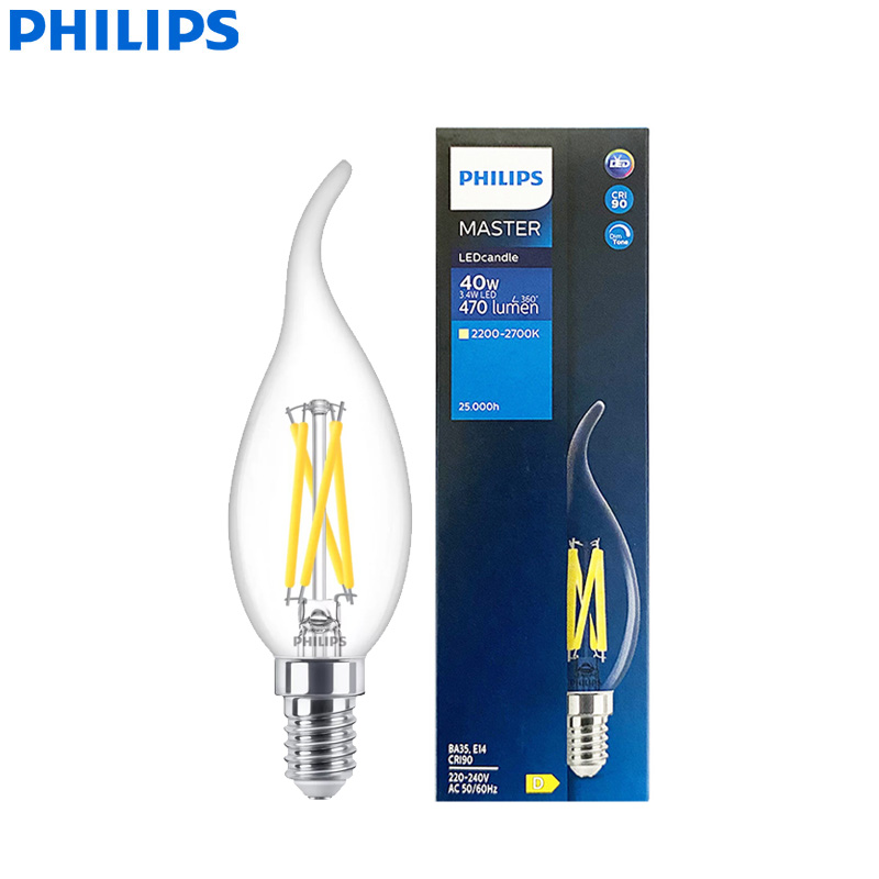 Philips Bulb Led Classic - Bombillas LED de filamento PHILIPS Master