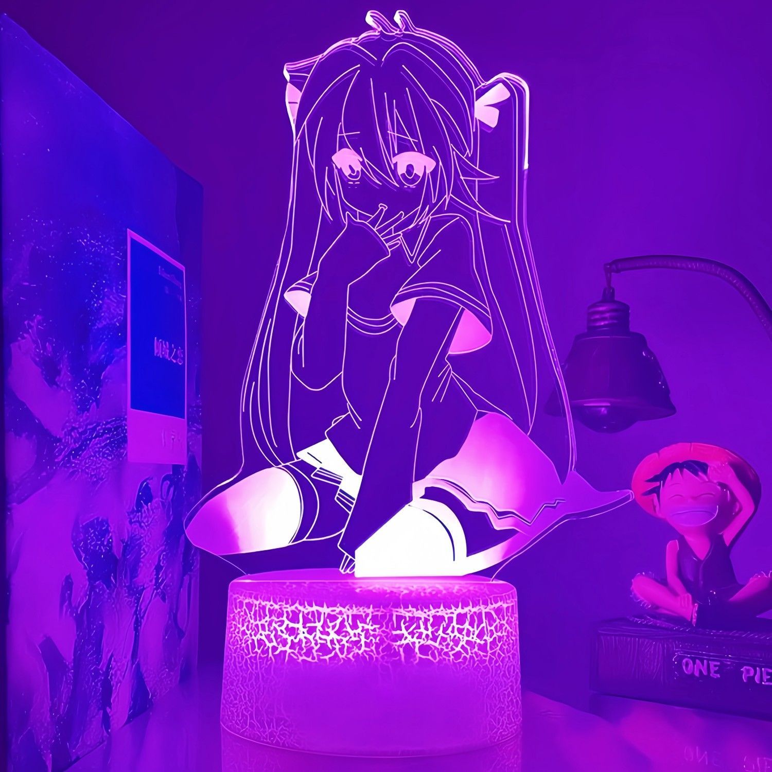 Lighting Decoration Ideas - Figura de Hatsune Miku con Luz