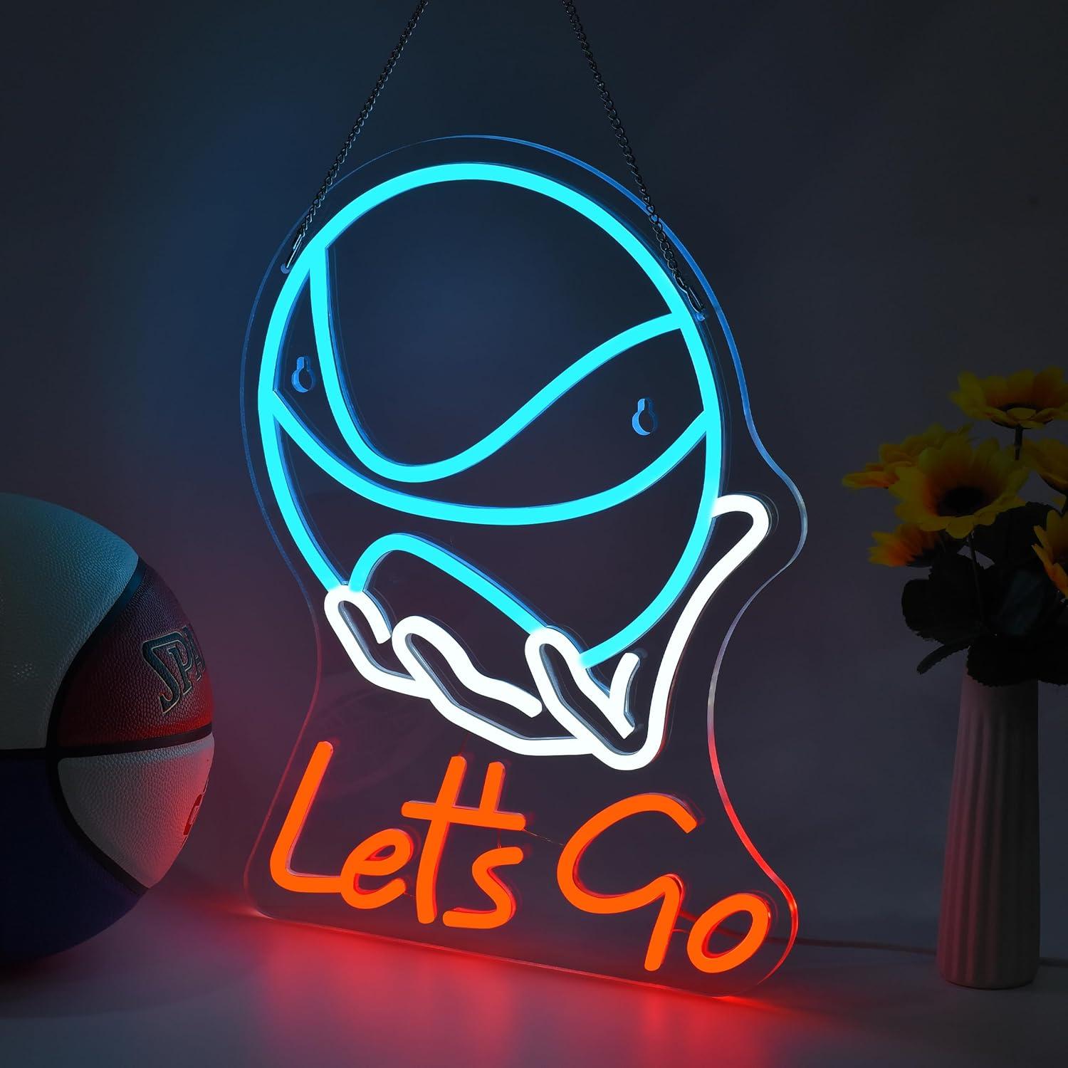 Let's Go, letrero de neón con  - Lighting Decoration Ideas reseña y precio
