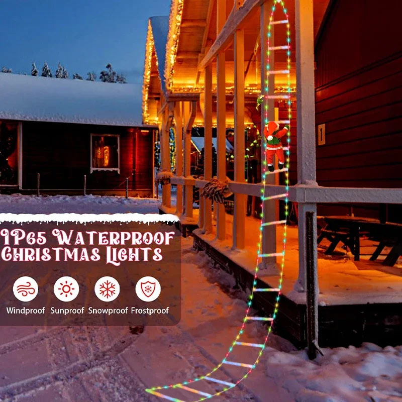 Luces LED de Navidad, Cadena d - Lighting Christmas Decor reseña y precio