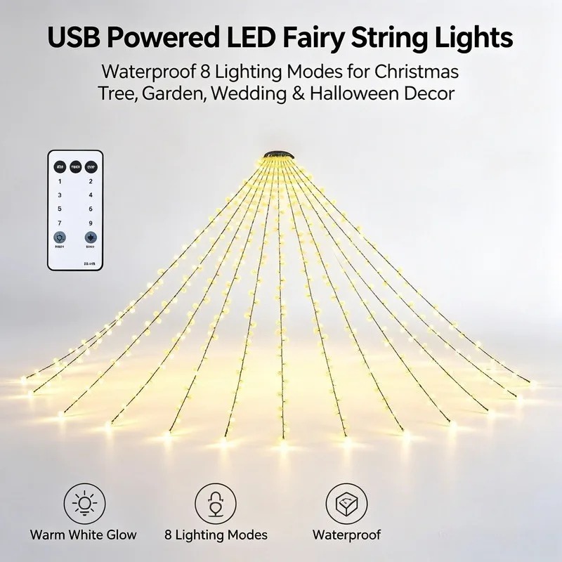 Guirnalda de Luces LED USB Imp - Lighting Christmas Decor reseña y precio